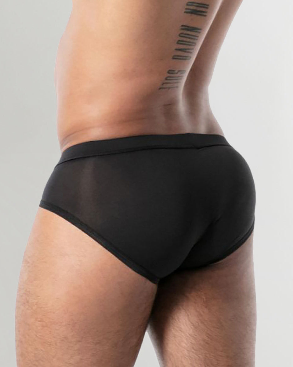 TOF Paris Mon Amour Microfiber Brief Black