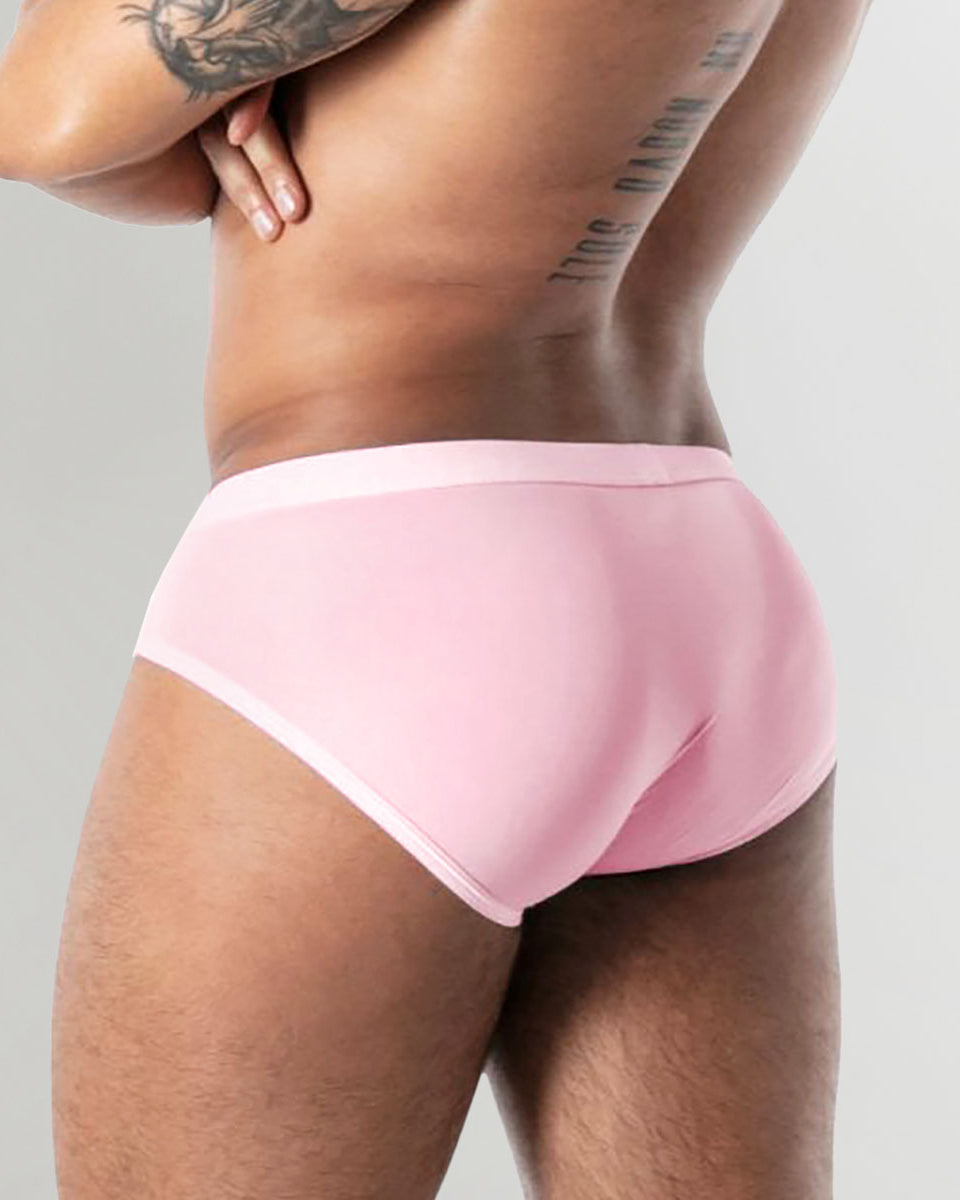 TOF Paris Mon Amour Microfiber Brief Pink