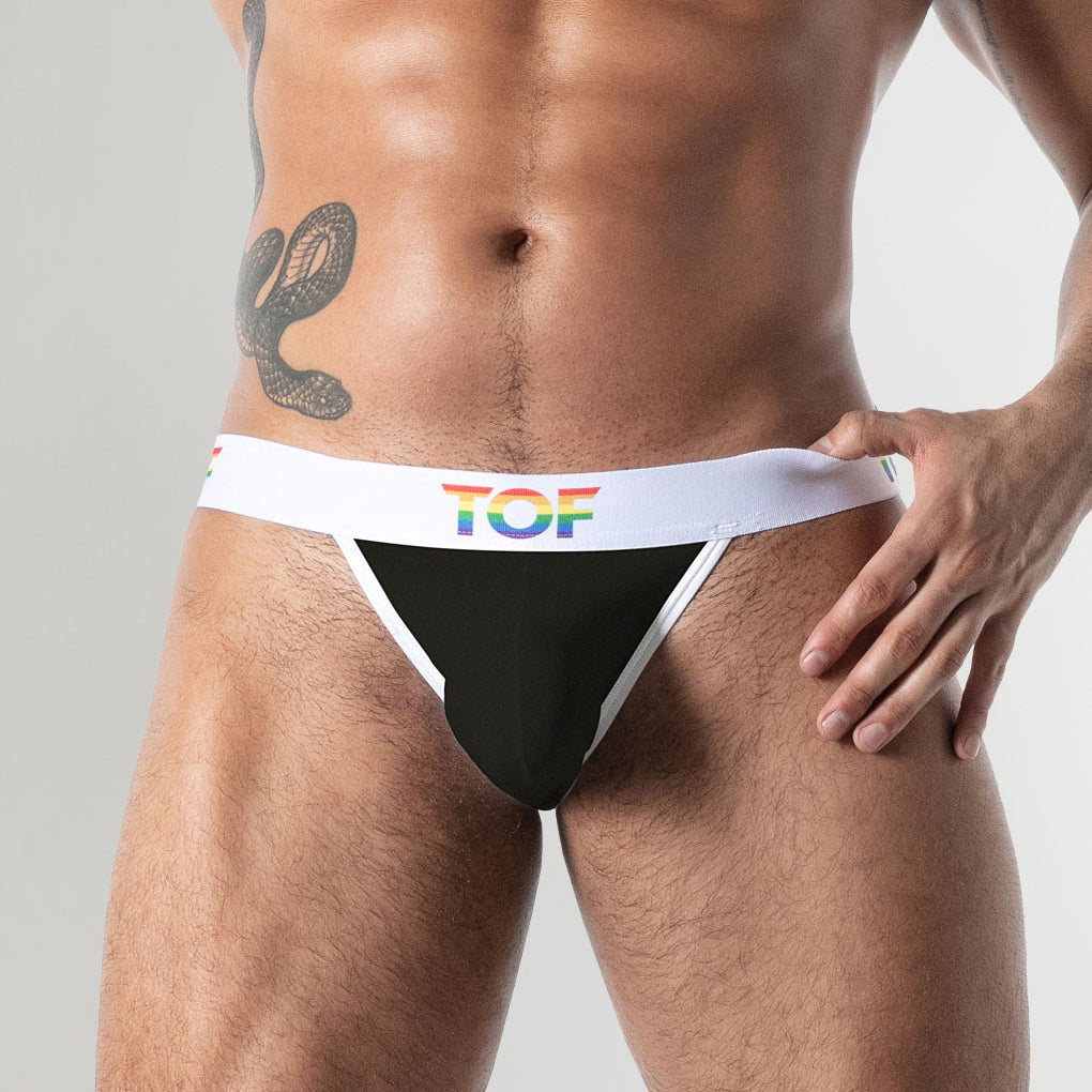 TOF Paris Joyful Pride Jockstrap Black