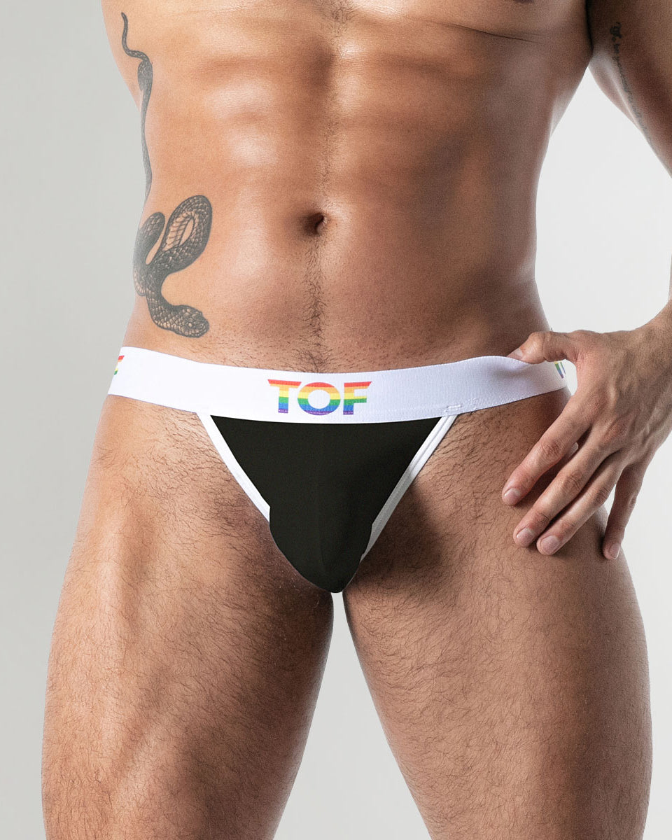 TOF Paris Joyful Pride Jockstrap Black