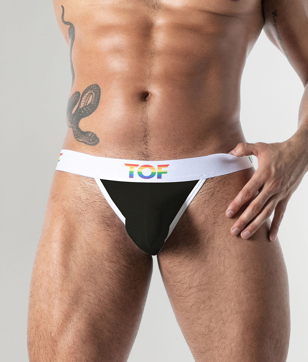 TOF Paris Joyful Pride Jockstrap Black