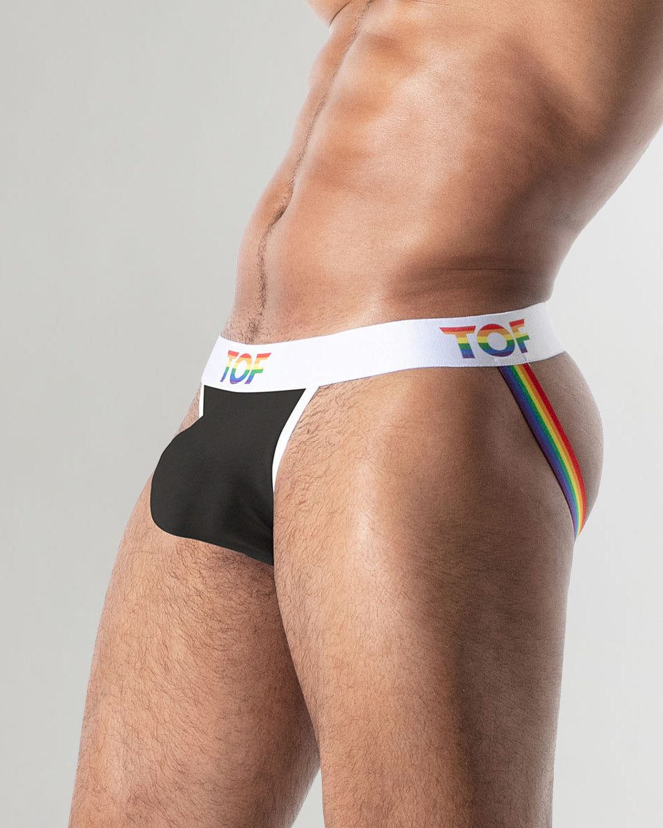 TOF Paris Joyful Pride Jockstrap Black