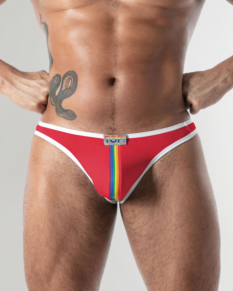 TOF Paris Joyful Pride Thong Red