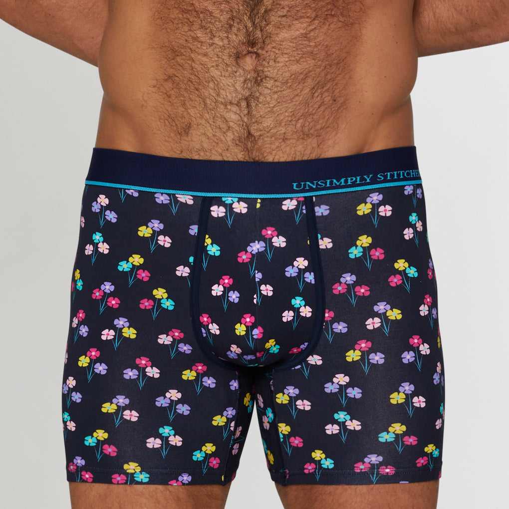 Unsimply Stitched Floral Boxer Brief Unsimply Stitched Floral Boxer Brief Navy