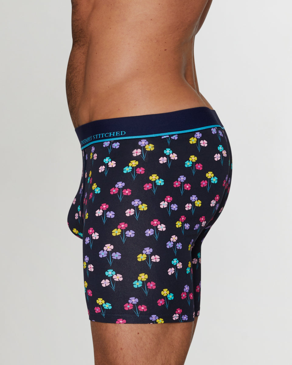 Unsimply Stitched Floral Boxer Brief Unsimply Stitched Floral Boxer Brief Navy