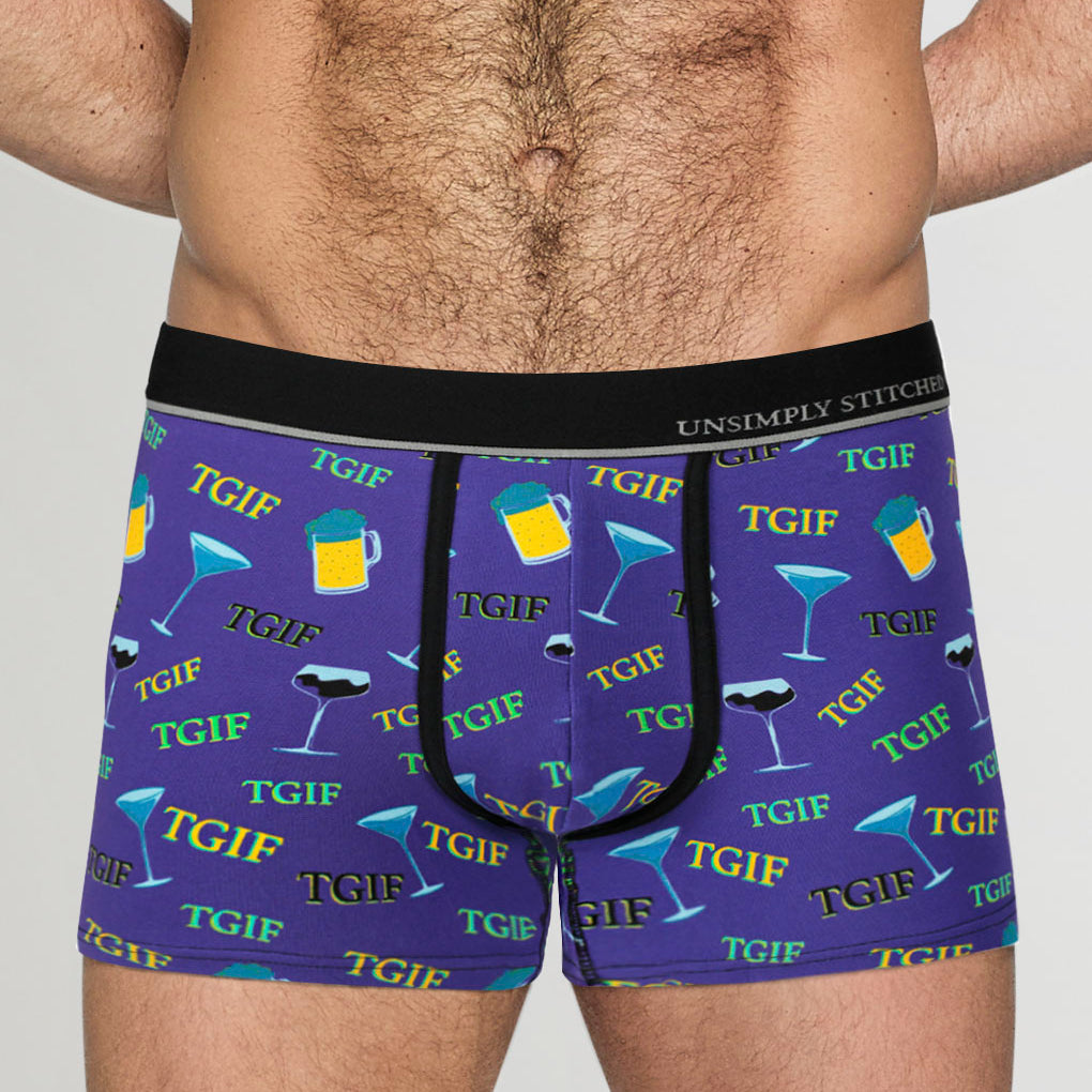 Unsimply Stitched TGIF Trunk Medium-blue