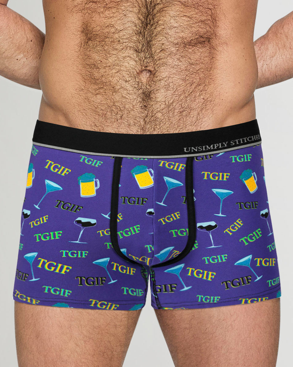 Unsimply Stitched TGIF Trunk Medium-blue