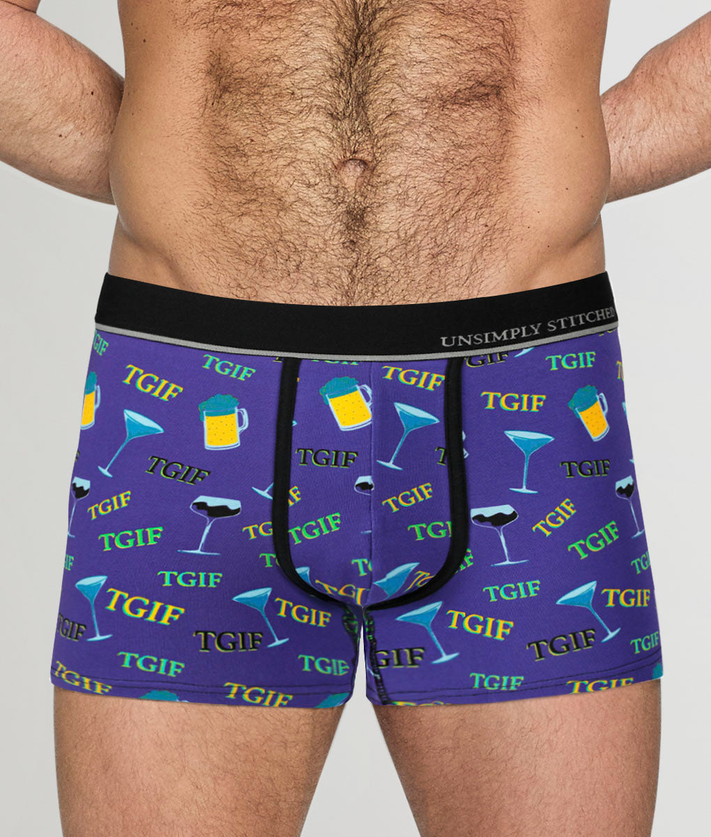 Unsimply Stitched TGIF Trunk Medium-blue
