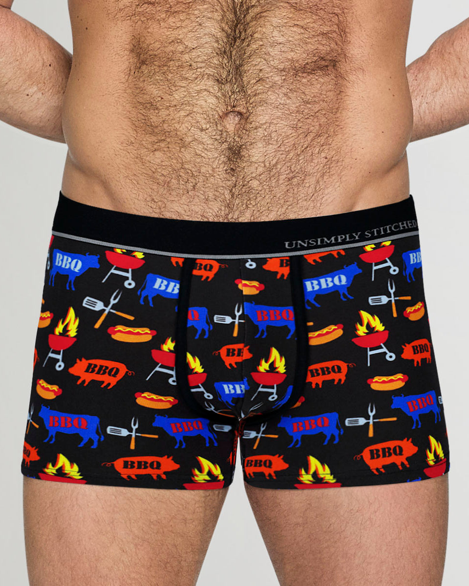 Unsimply Stitched BBQ Trunk Black-multi