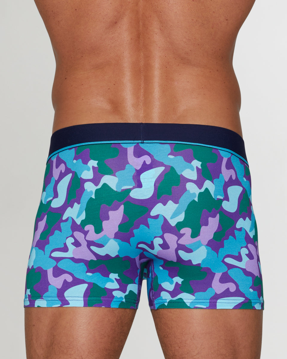 Unsimply Stitched Camo Trunk Unsimply Stitched Camo Trunk Blue-purple