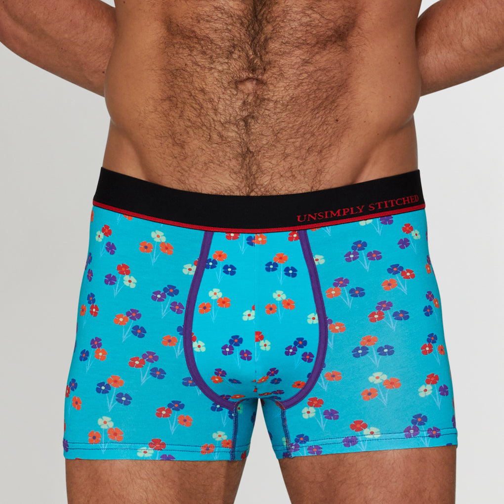 Unsimply Stitched Floral Trunk Unsimply Stitched Floral Trunk Aqua