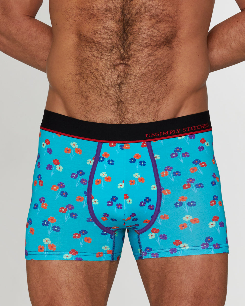 Unsimply Stitched Floral Trunk Unsimply Stitched Floral Trunk Aqua