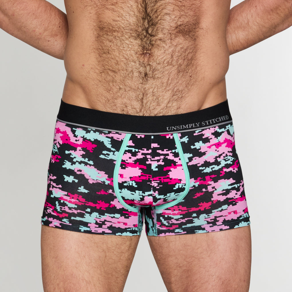 Unsimply Stitched Digital Camo Trunk Unsimply Stitched Digital Camo Trunk Black-camo