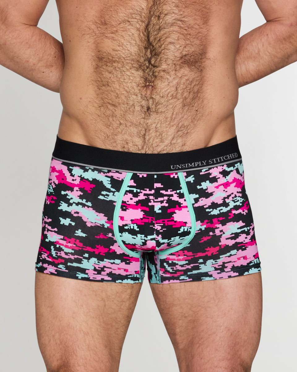 Unsimply Stitched Digital Camo Trunk Unsimply Stitched Digital Camo Trunk Black-camo