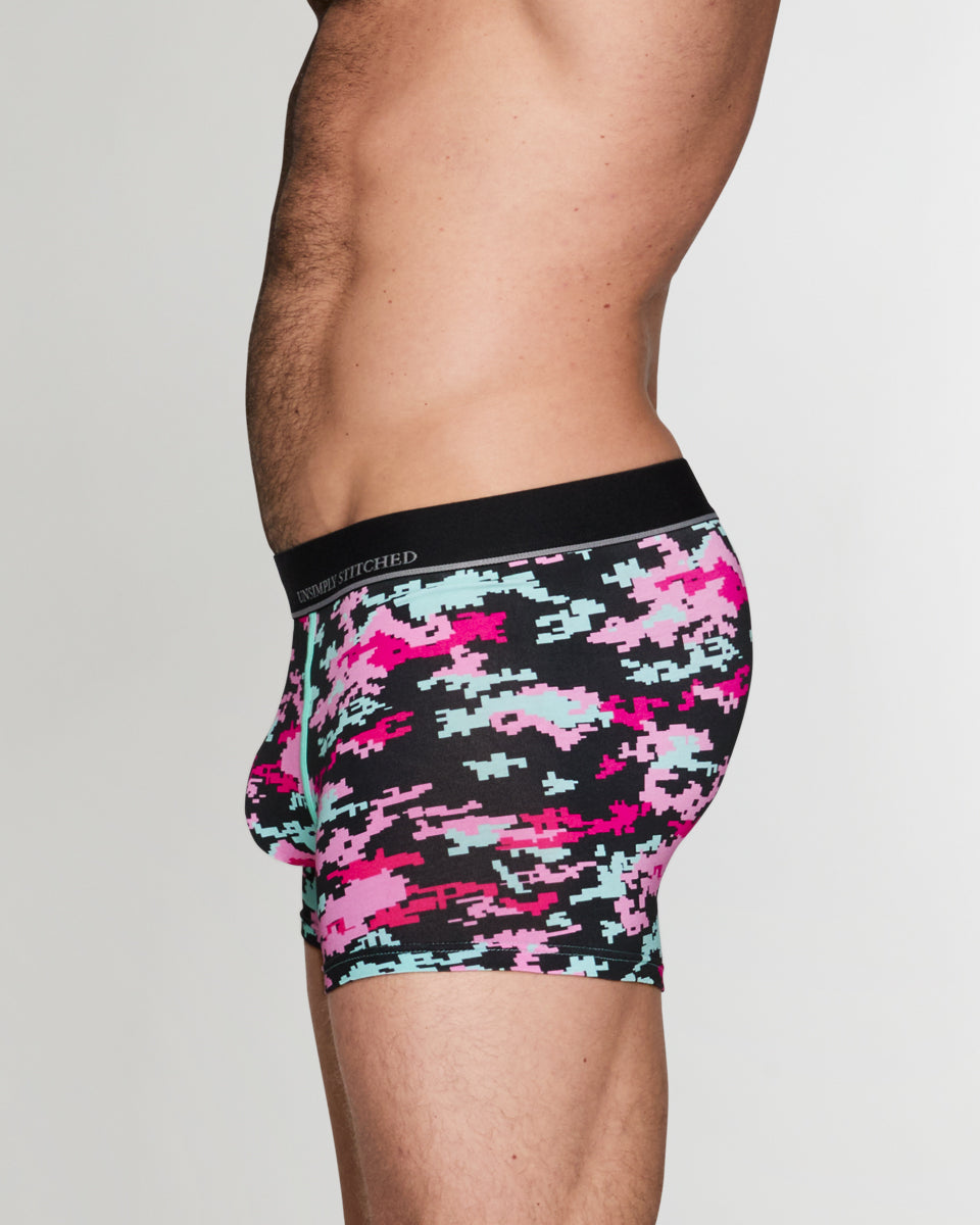 Unsimply Stitched Digital Camo Trunk Unsimply Stitched Digital Camo Trunk Black-camo