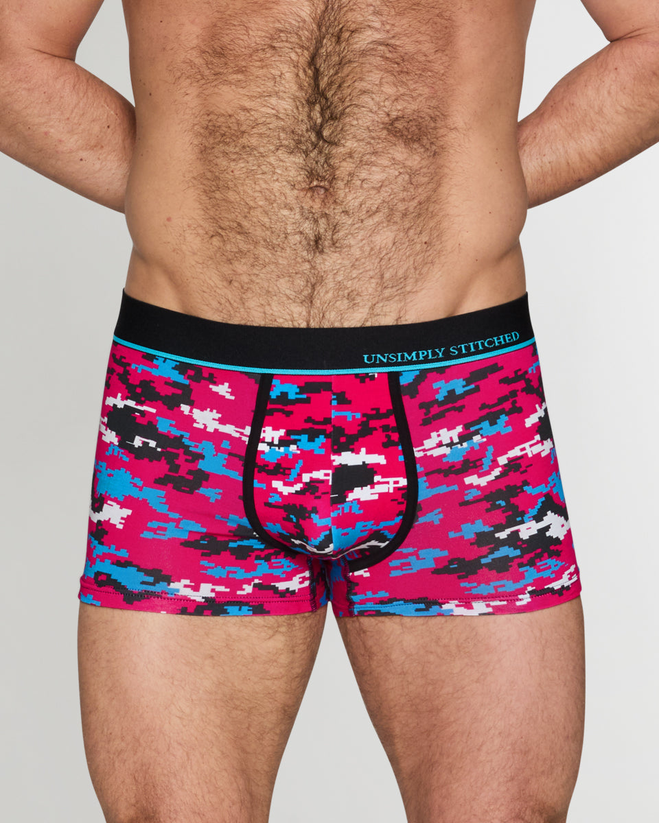 Unsimply Stitched Digital Camo Trunk Unsimply Stitched Digital Camo Trunk Pink-camo