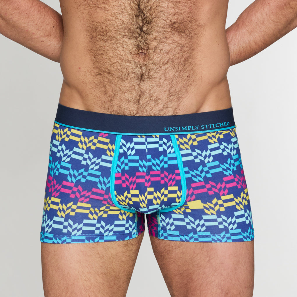 Unsimply Stitched Retro Stripe Trunk Unsimply Stitched Retro Stripe Trunk Retro-stripe-blue