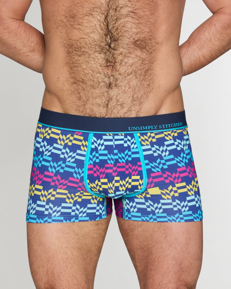 Unsimply Stitched Retro Stripe Trunk Unsimply Stitched Retro Stripe Trunk Retro-stripe-blue