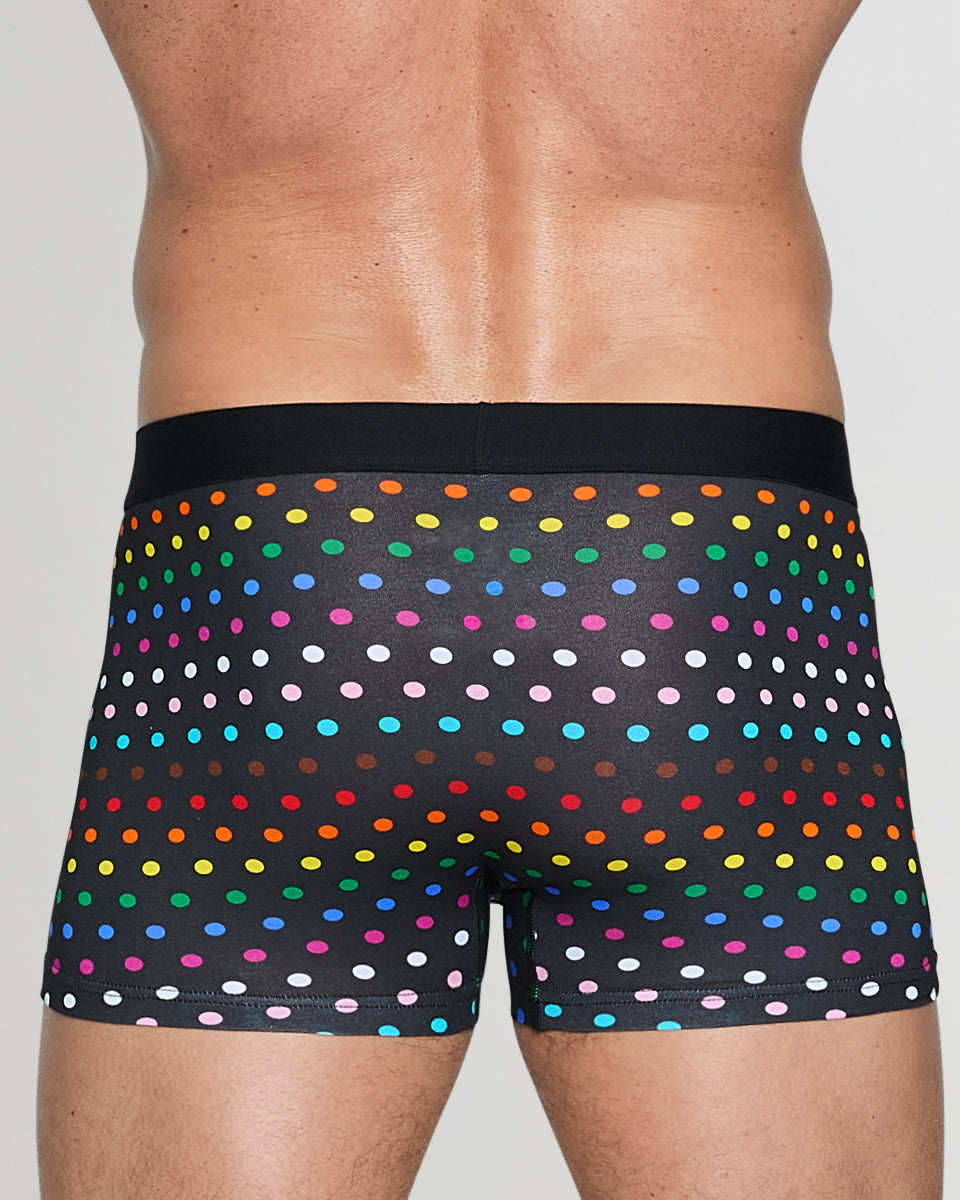 Unsimply Stitched Pride Polka Dot Trunk Black