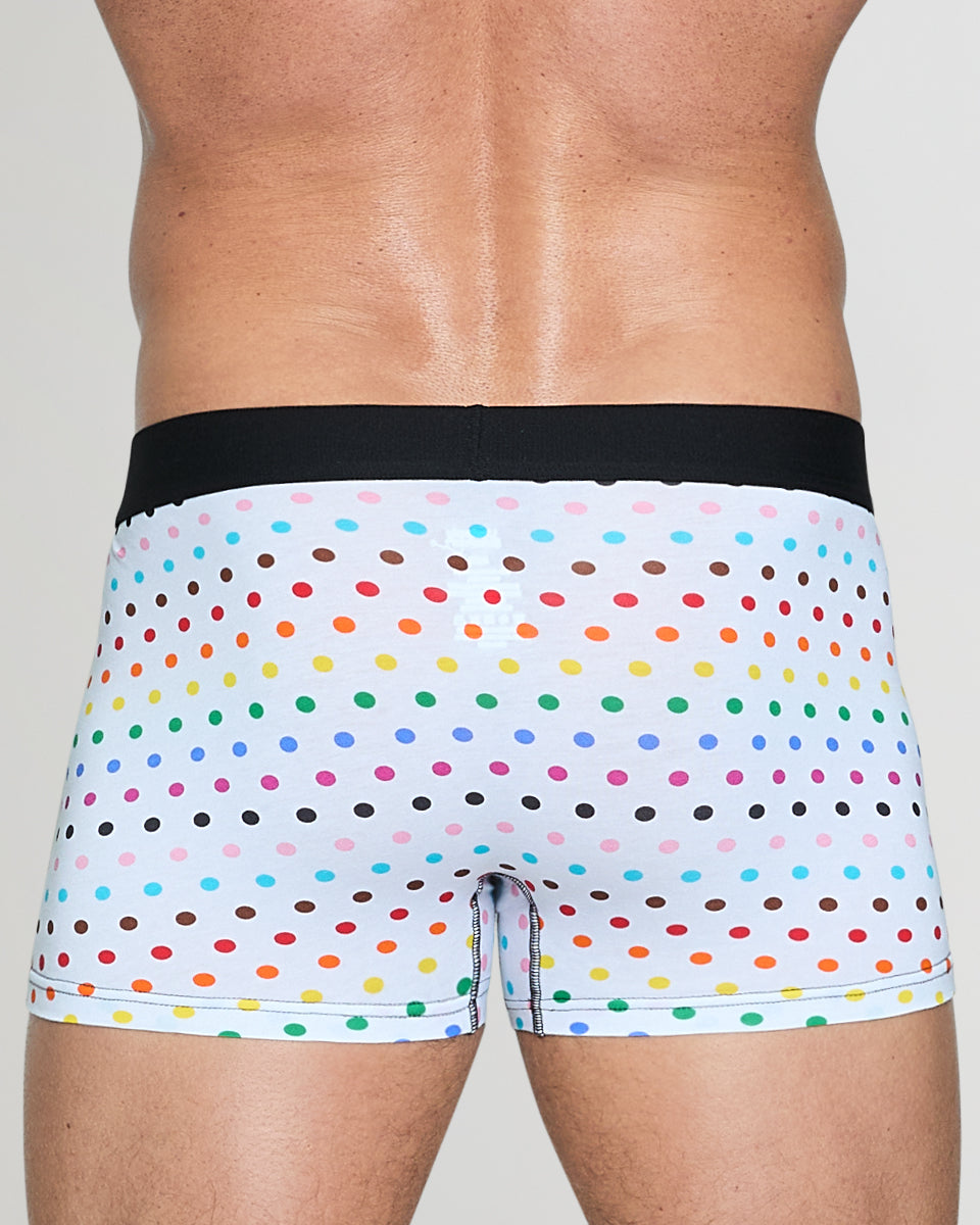 Unsimply Stitched Pride Polka Dot Trunk White