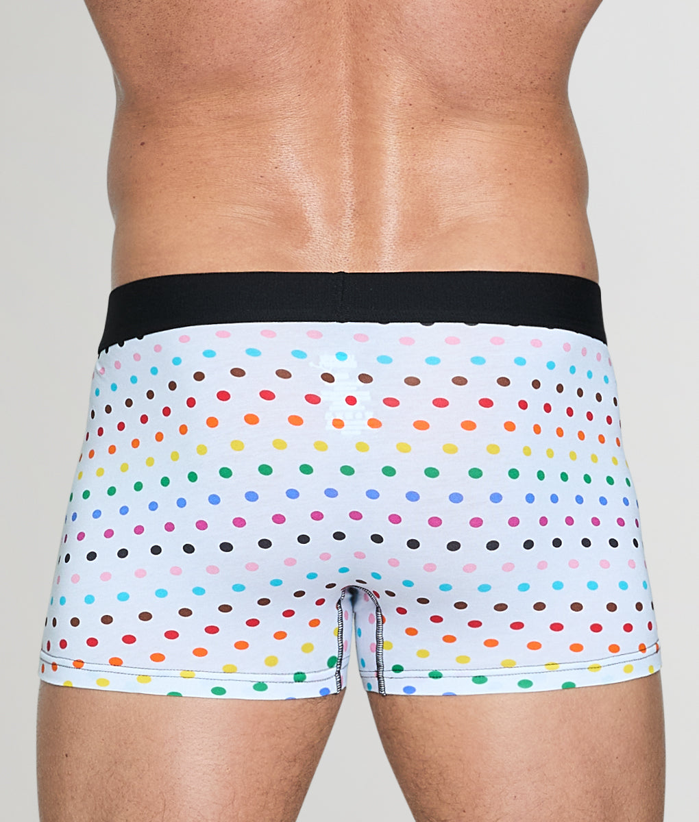 Unsimply Stitched Pride Polka Dot Trunk White