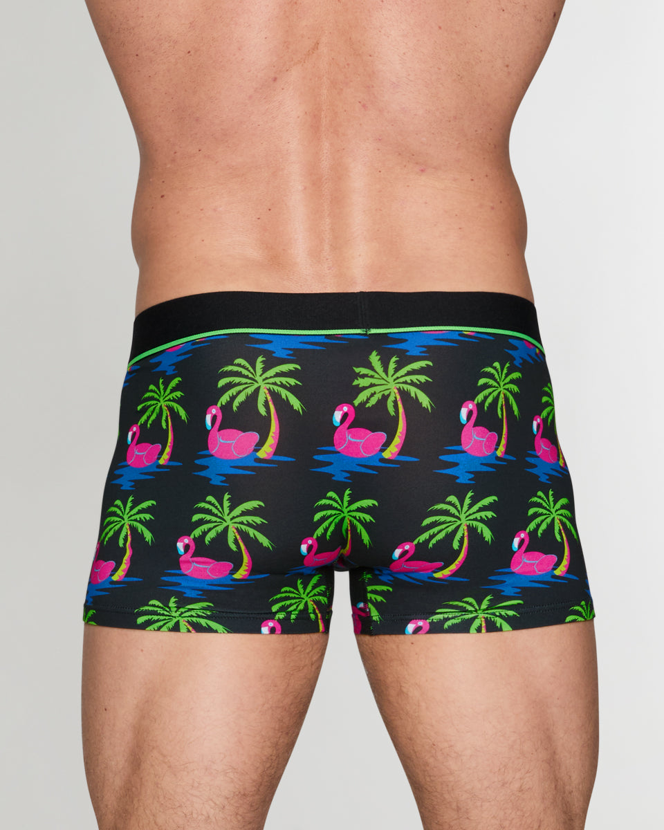 Unsimply Stitched Flamingo Palm Tree Trunk Unsimply Stitched Flamingo Palm Tree Trunk Black