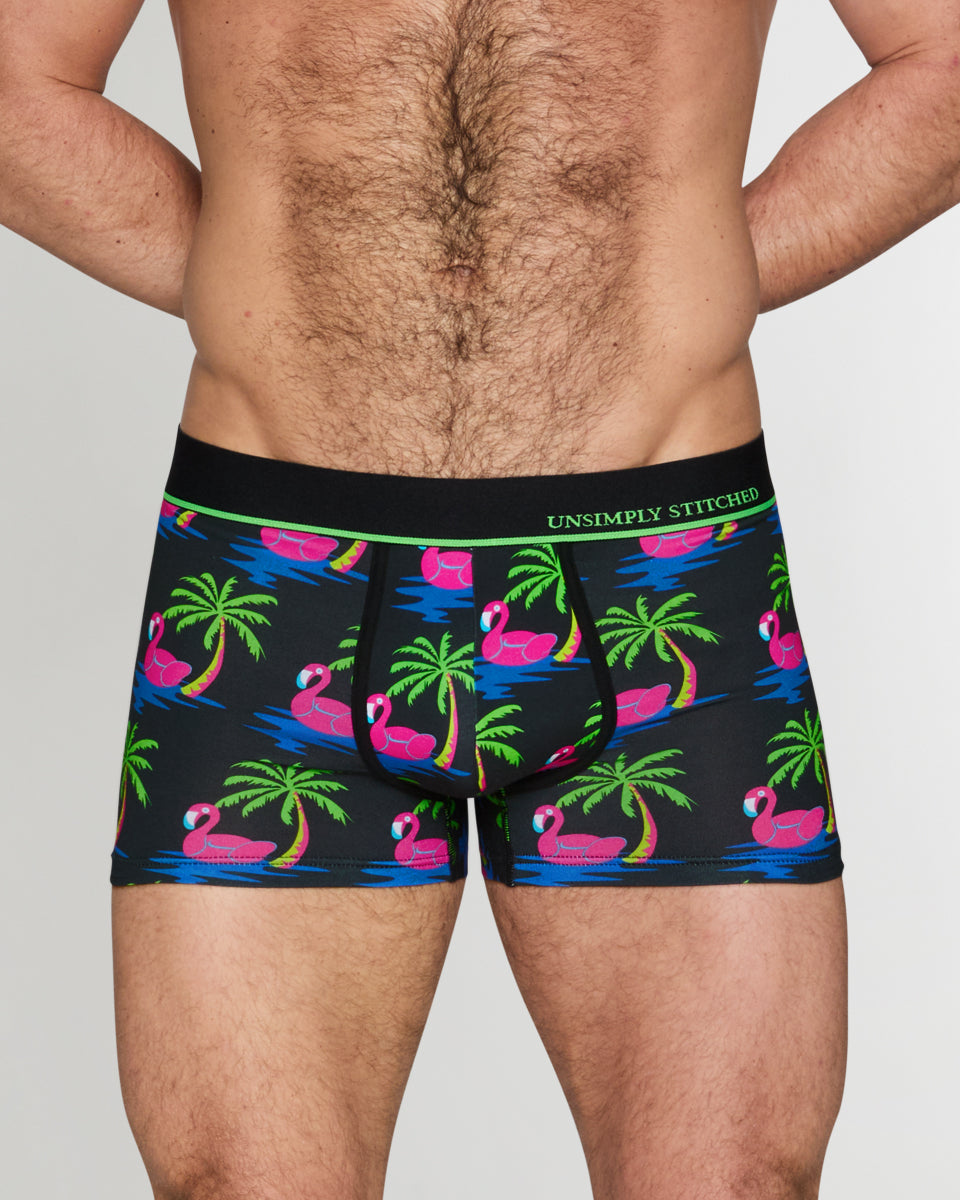 Unsimply Stitched Flamingo Palm Tree Trunk Unsimply Stitched Flamingo Palm Tree Trunk Black