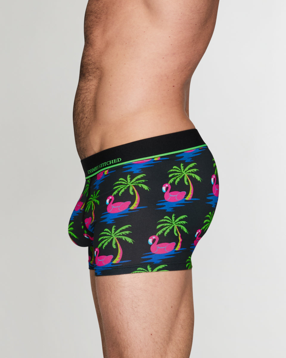 Unsimply Stitched Flamingo Palm Tree Trunk Unsimply Stitched Flamingo Palm Tree Trunk Black