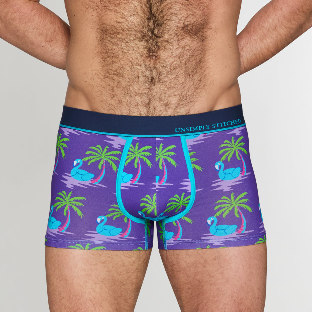 Unsimply Stitched Flamingo Palm Tree Trunk Unsimply Stitched Flamingo Palm Tree Trunk Purple