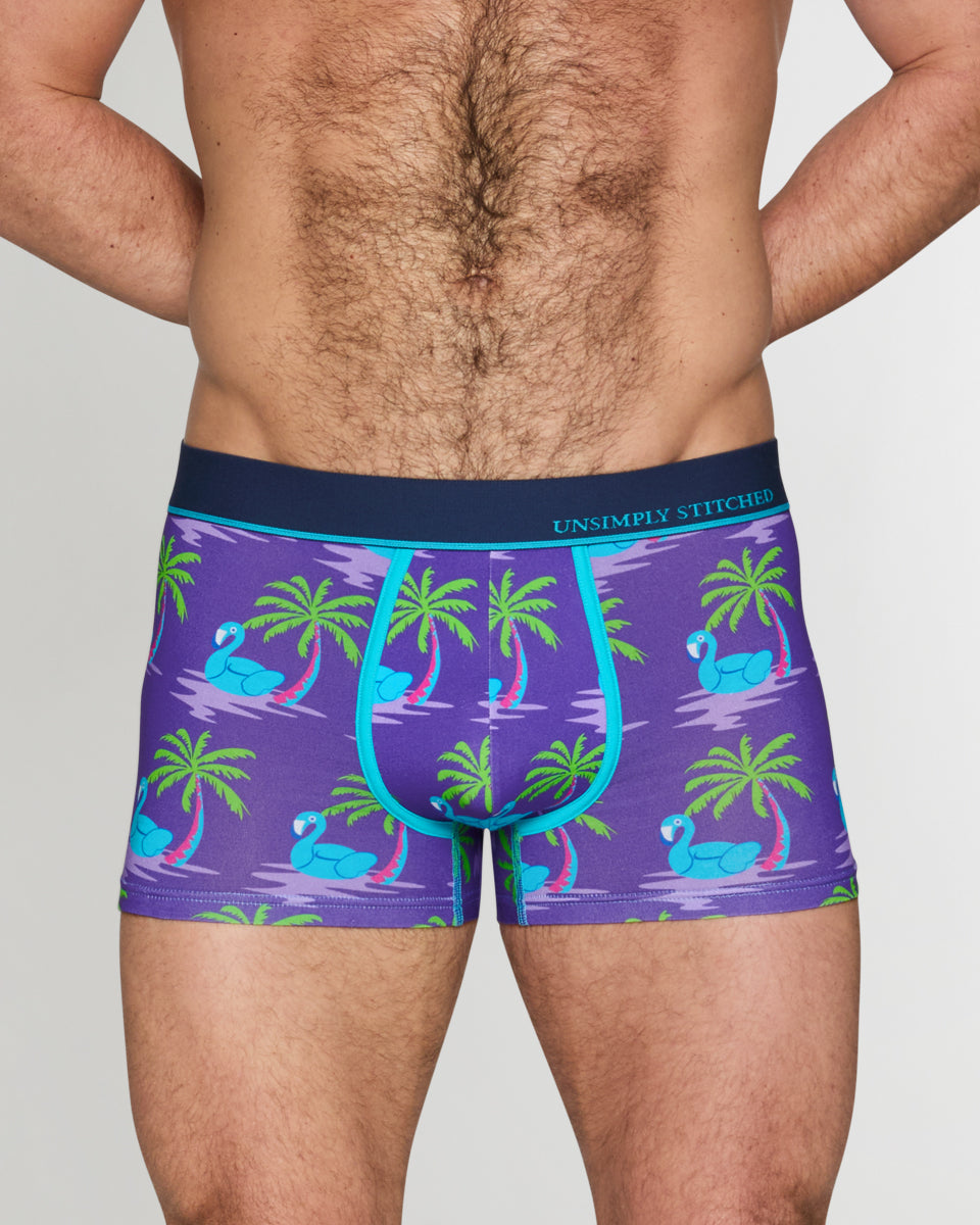 Unsimply Stitched Flamingo Palm Tree Trunk Unsimply Stitched Flamingo Palm Tree Trunk Purple