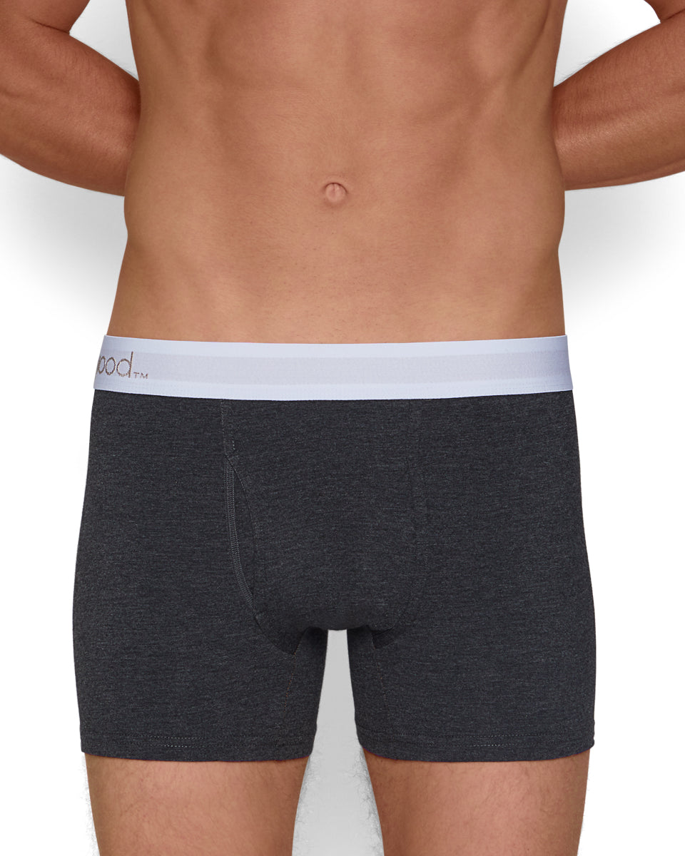 Wood Boxer Brief Wood Boxer Brief Charcoal-grey