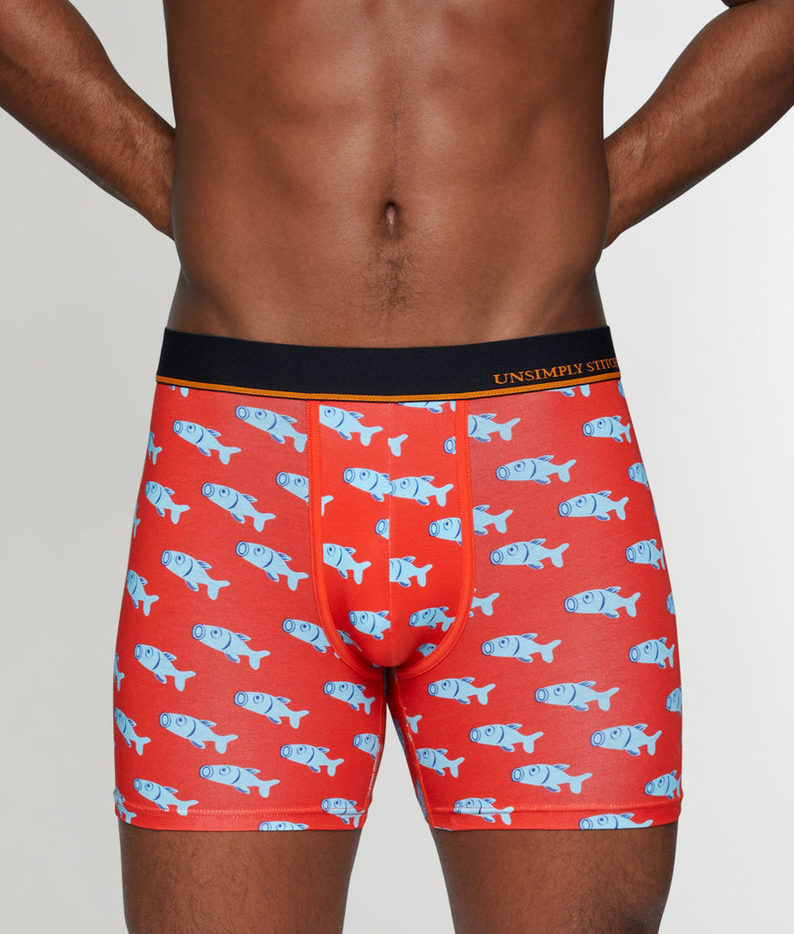 Unsimply Stitched Fish Boxer Brief Unsimply Stitched Fish Boxer Brief Orange