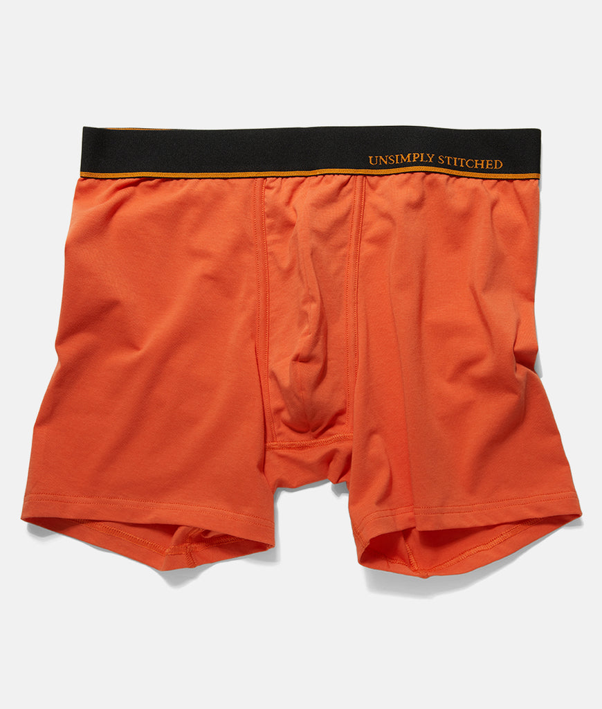 Unsimply Stitched Solid Boxer Brief Unsimply Stitched Solid Boxer Brief Orange