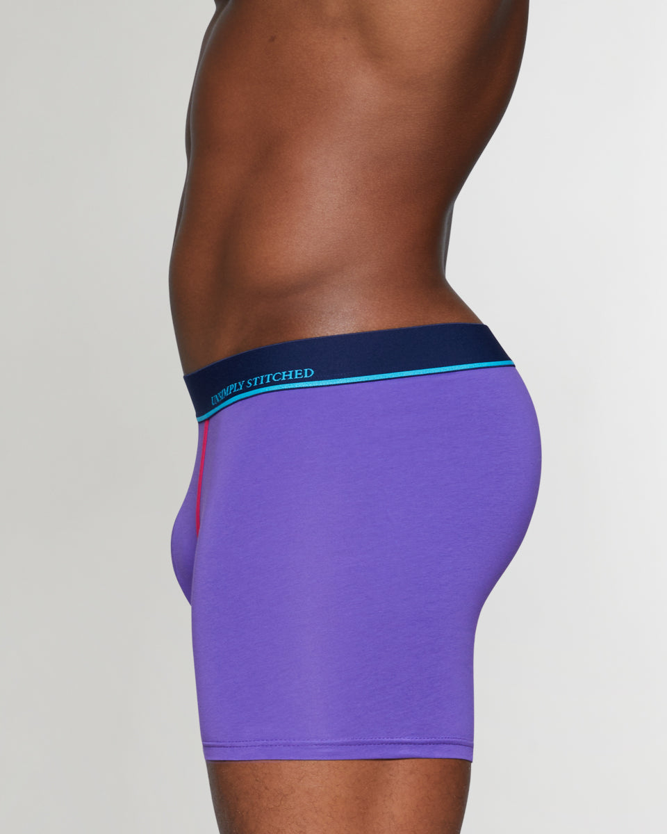 Unsimply Stitched Solid Boxer Brief Unsimply Stitched Solid Boxer Brief Purple