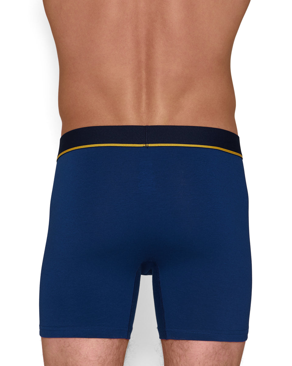 Unsimply Stitched Solid Boxer Brief Unsimply Stitched Solid Boxer Brief Blue