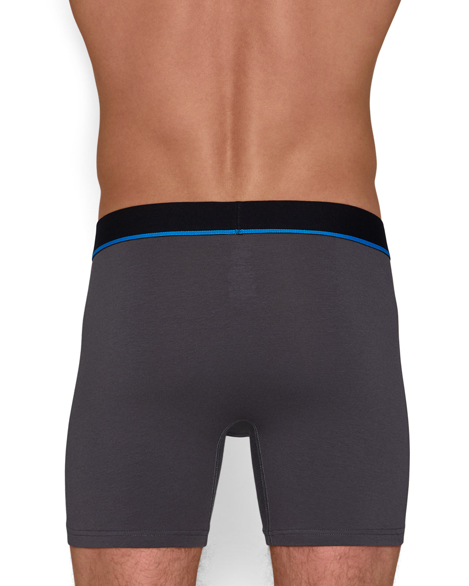 Unsimply Stitched Solid Boxer Brief Unsimply Stitched Solid Boxer Brief Grey