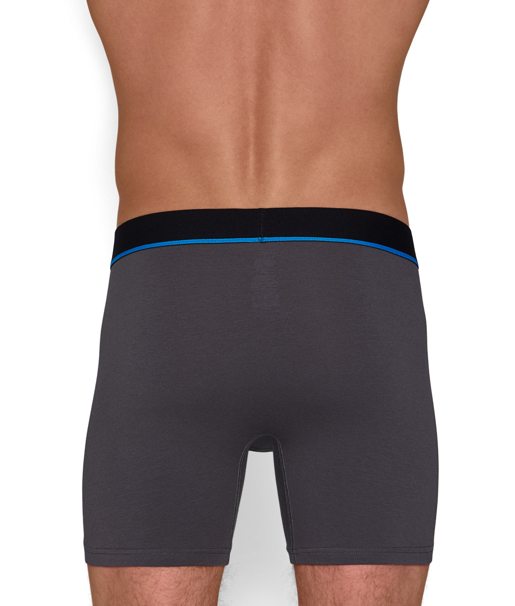 Unsimply Stitched Solid Boxer Brief Unsimply Stitched Solid Boxer Brief Grey