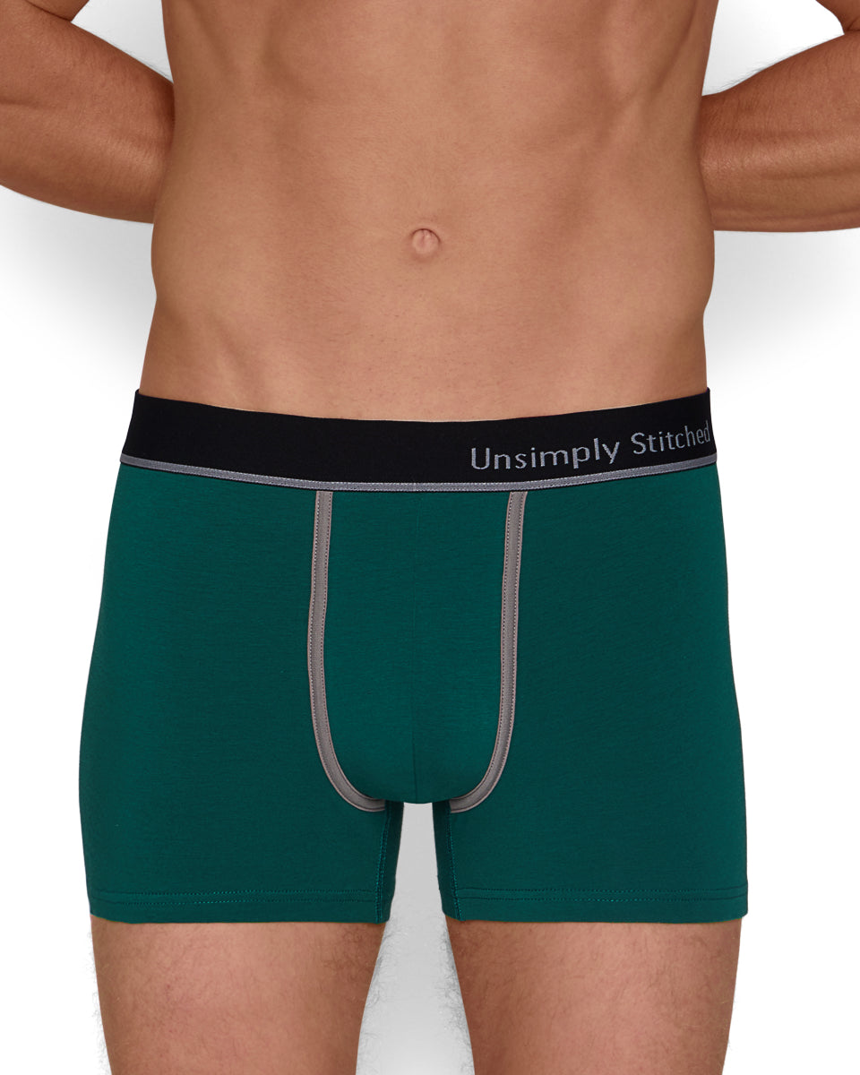 Unsimply Stitched Solid Trunk Unsimply Stitched Solid Trunk Green
