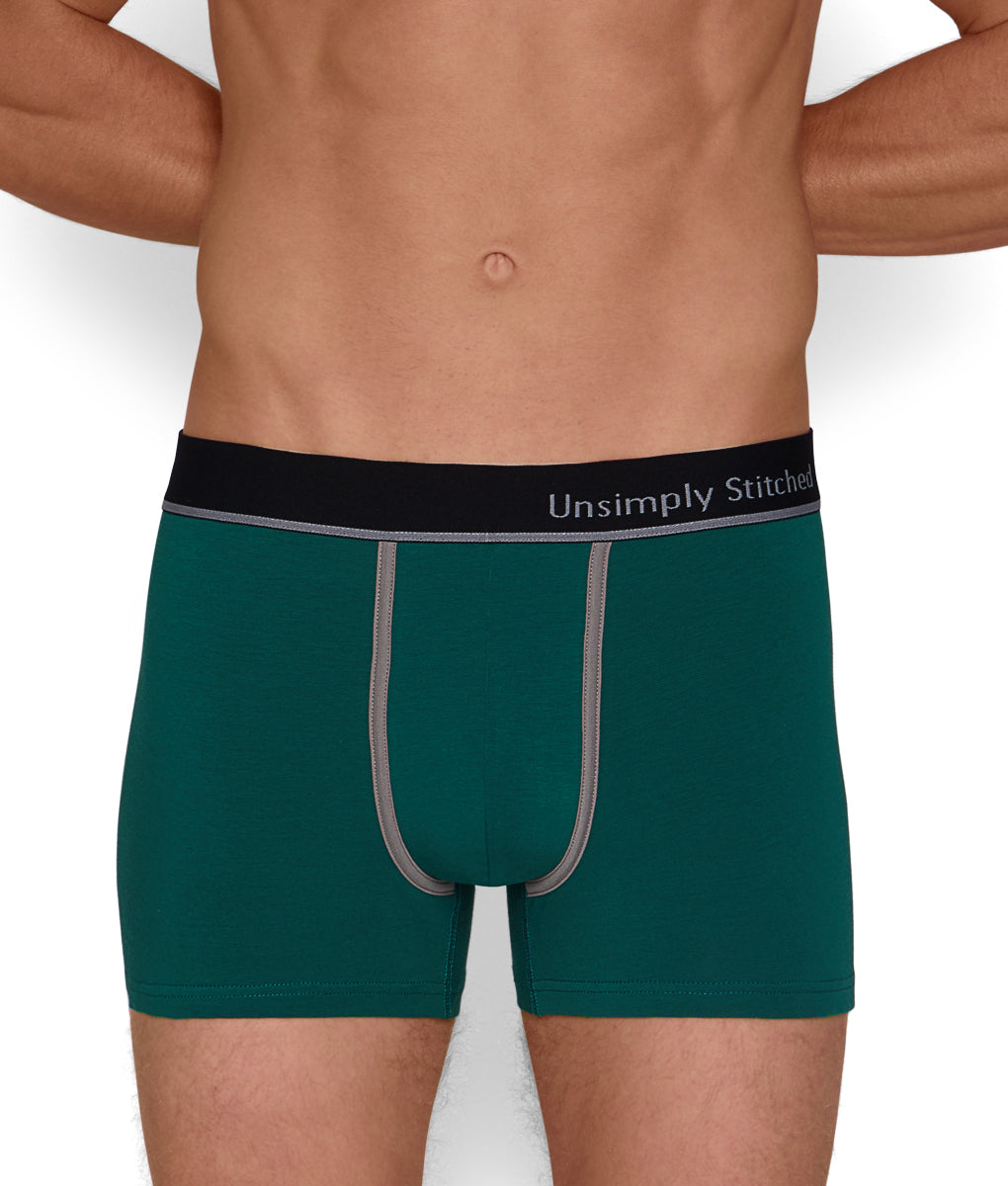 Unsimply Stitched Solid Trunk Unsimply Stitched Solid Trunk Green