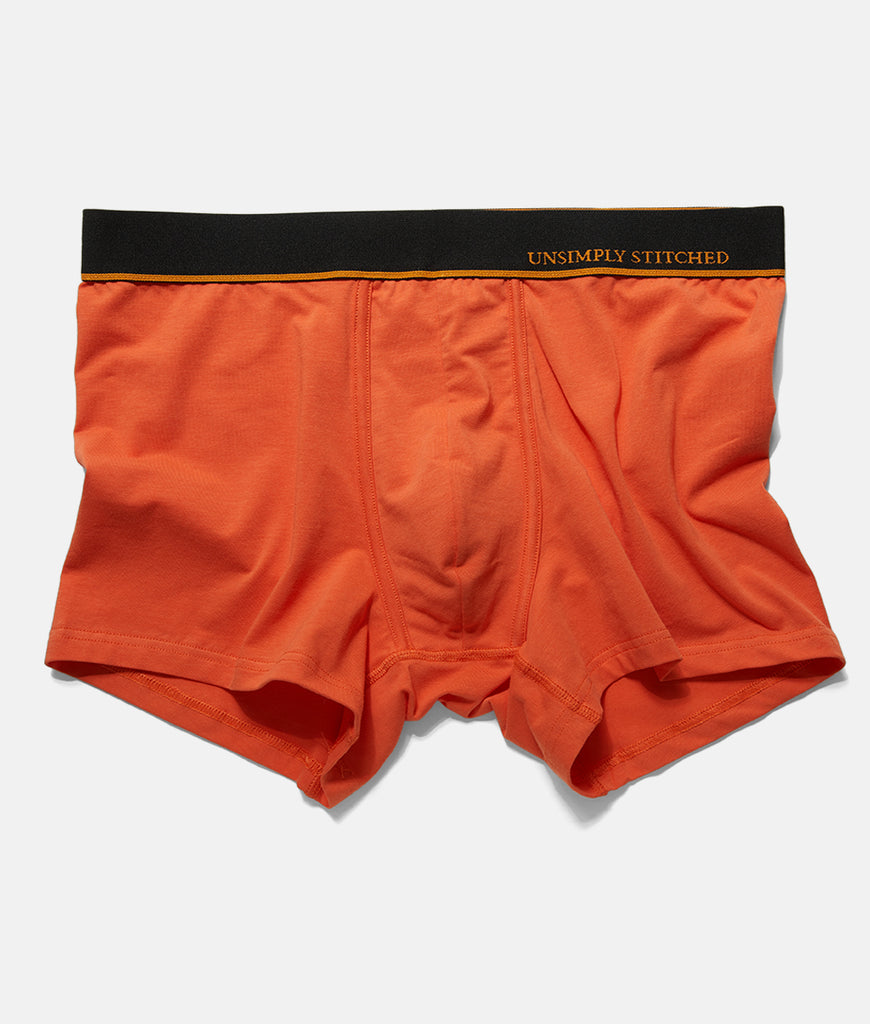 Unsimply Stitched Solid Trunk Unsimply Stitched Solid Trunk Orange