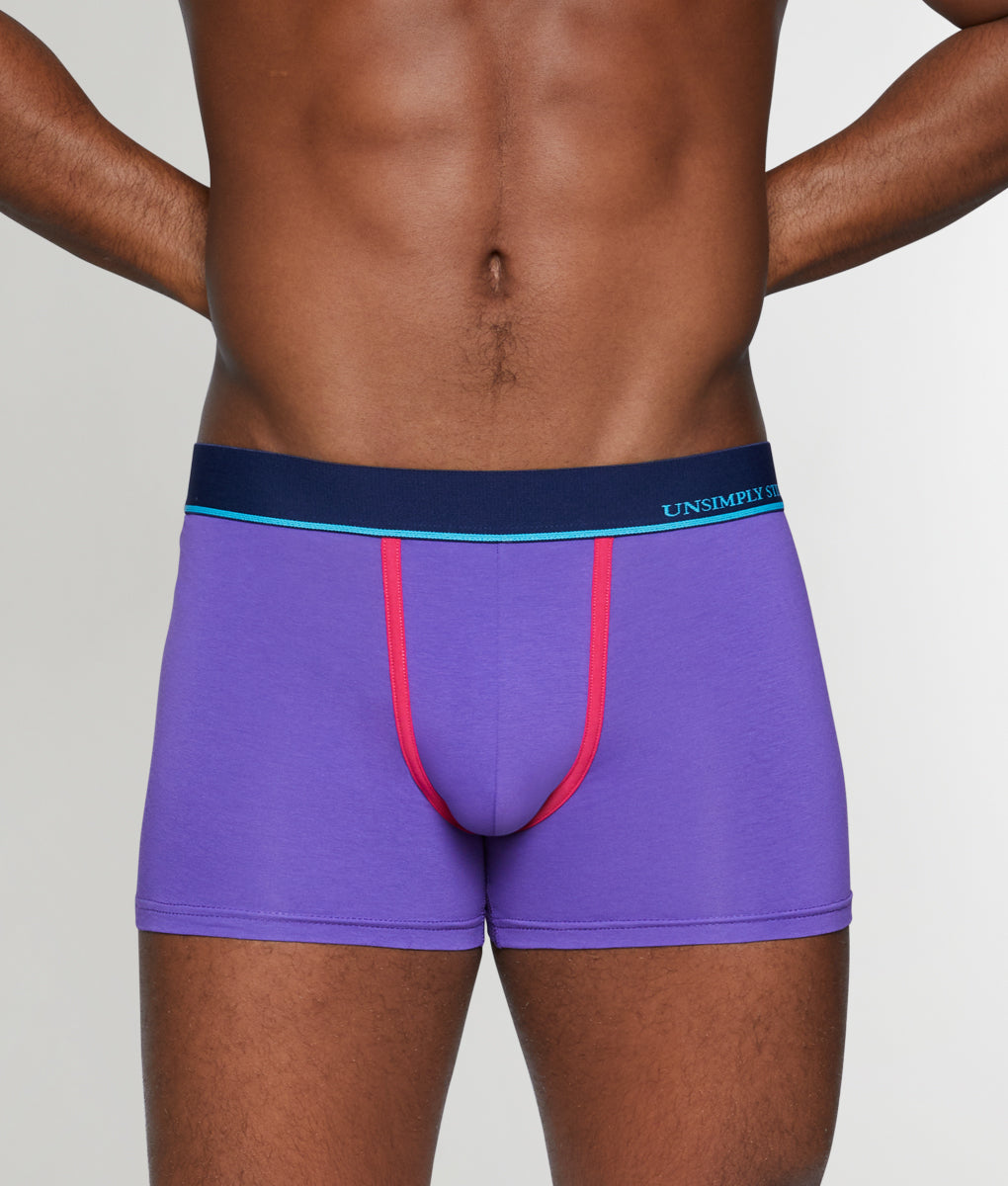 Unsimply Stitched Solid Trunk Unsimply Stitched Solid Trunk Purple
