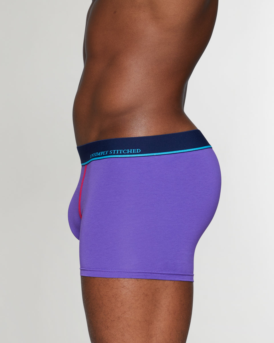 Unsimply Stitched Solid Trunk Unsimply Stitched Solid Trunk Purple