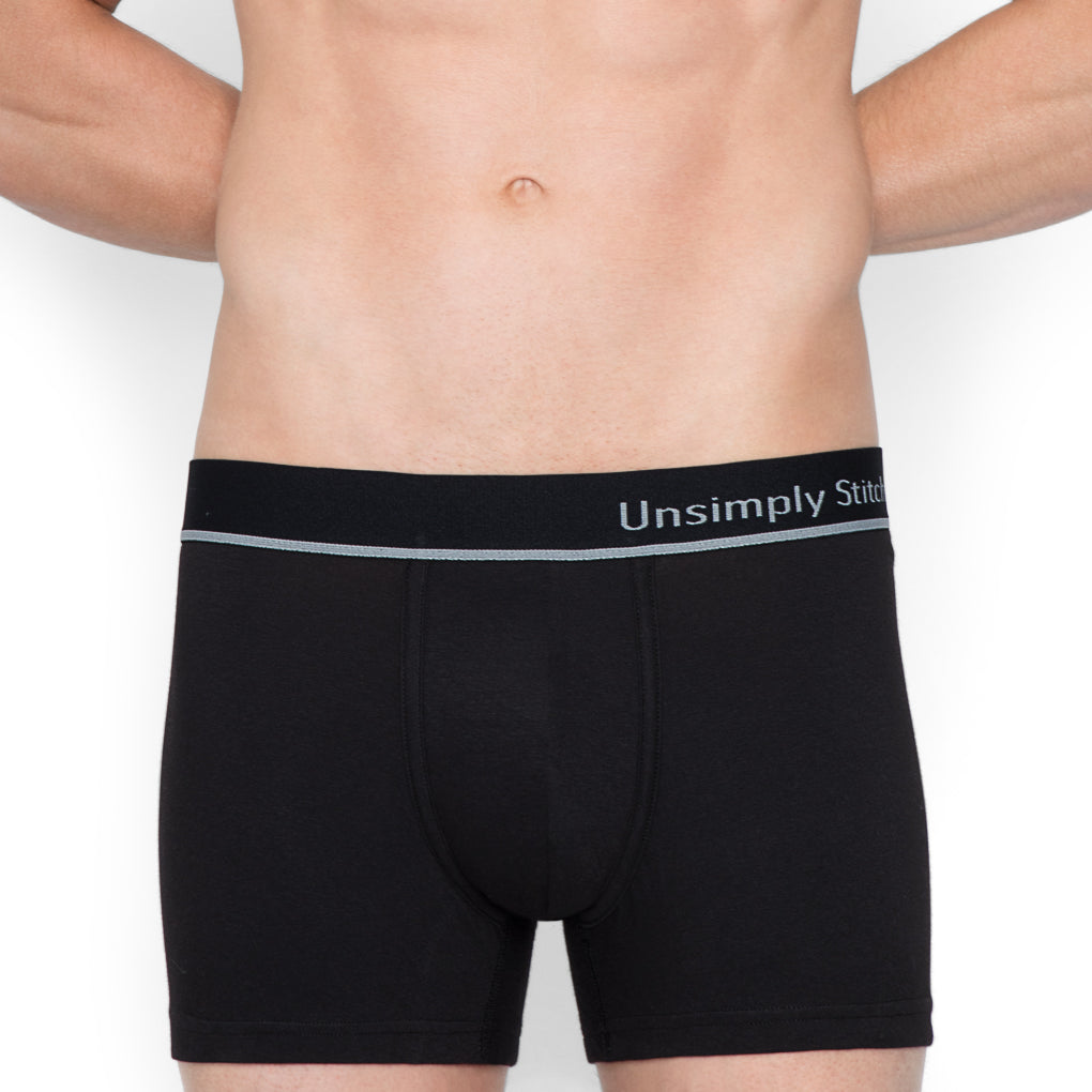Unsimply Stitched Solid Trunk Unsimply Stitched Solid Trunk Solid-black