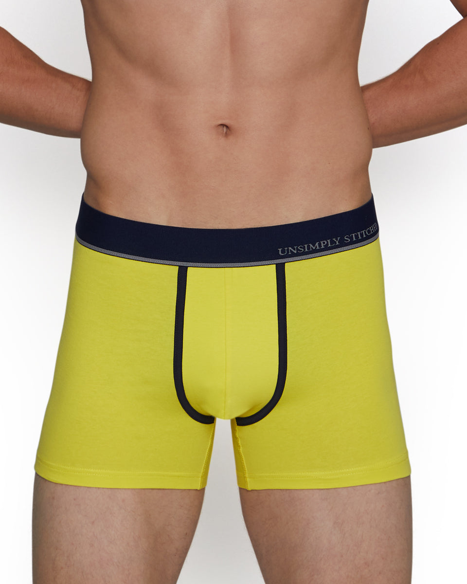 Unsimply Stitched Solid Trunk Unsimply Stitched Solid Trunk Yellow