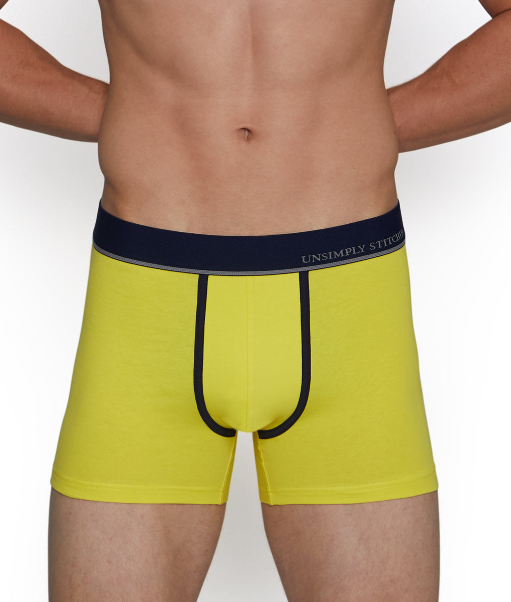 Unsimply Stitched Solid Trunk Unsimply Stitched Solid Trunk Yellow