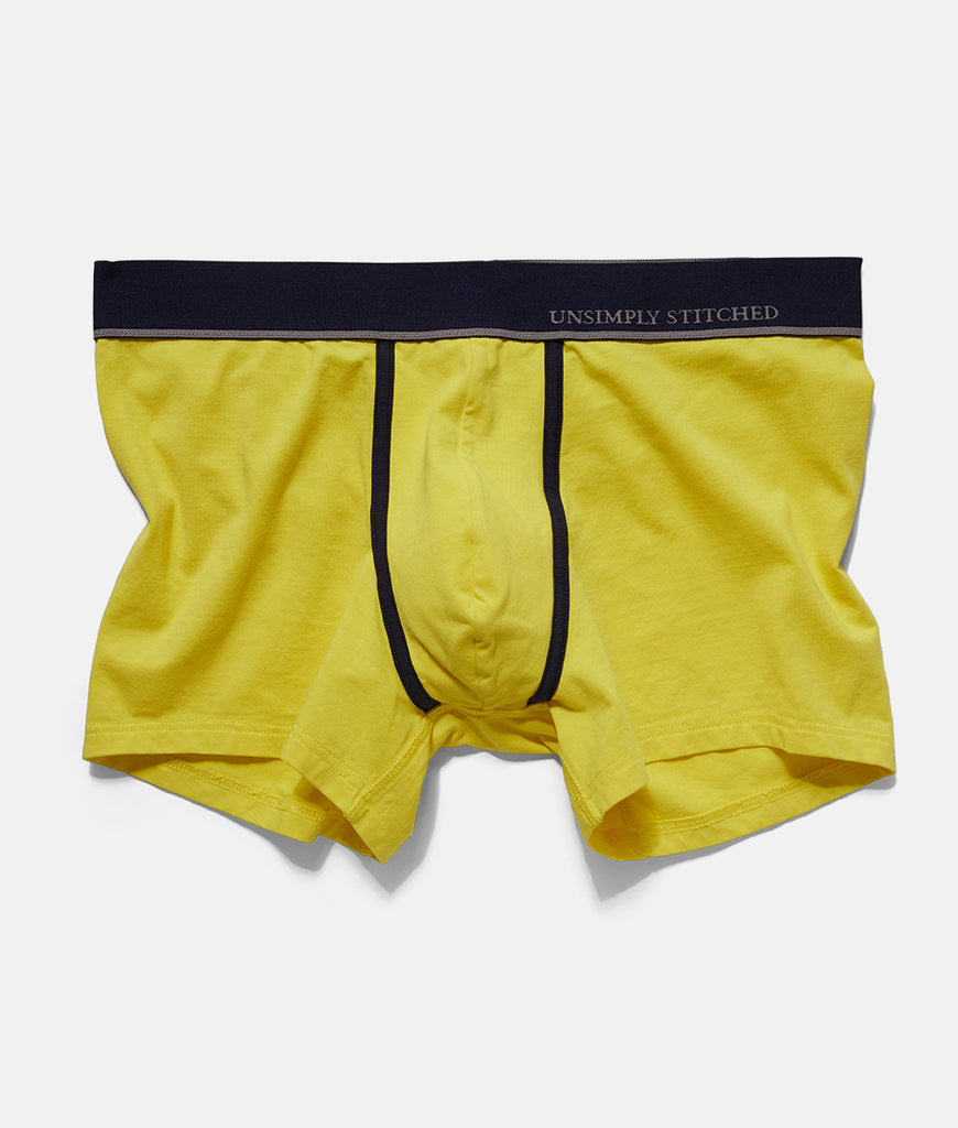Unsimply Stitched Solid Trunk Unsimply Stitched Solid Trunk Yellow