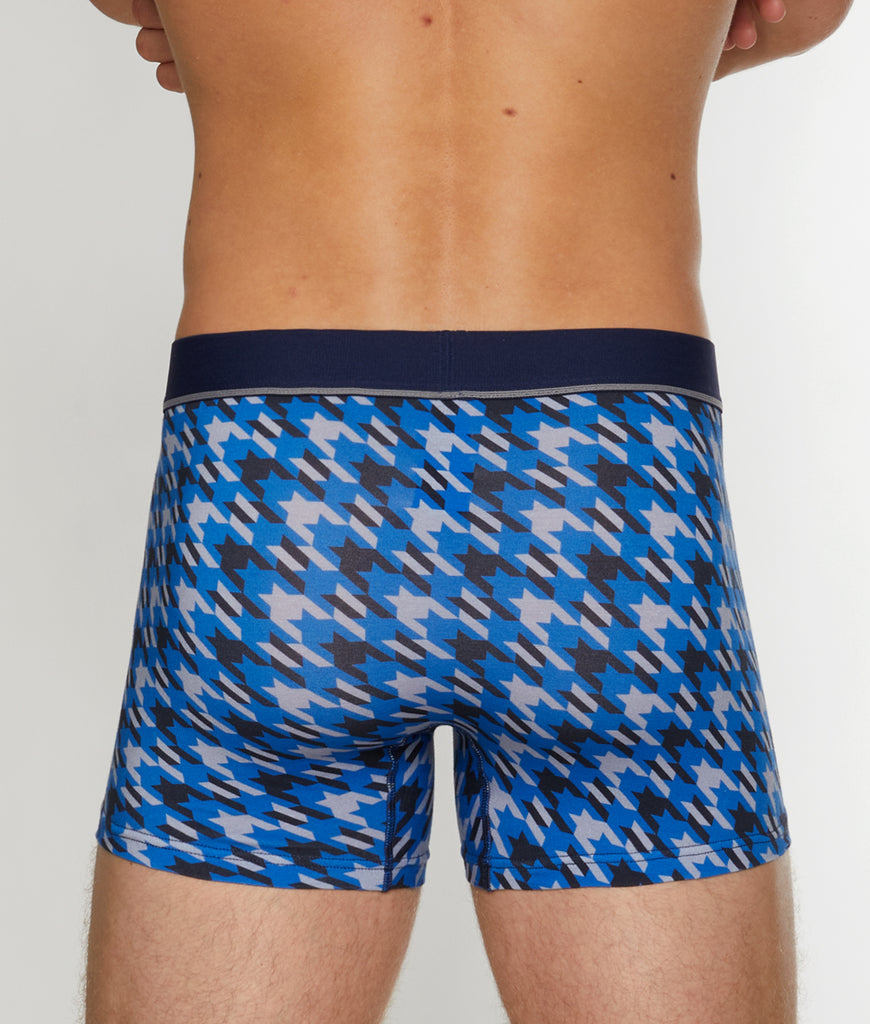 Unsimply Stitched Houndstooth Trunk Unsimply Stitched Houndstooth Trunk Blue-grey