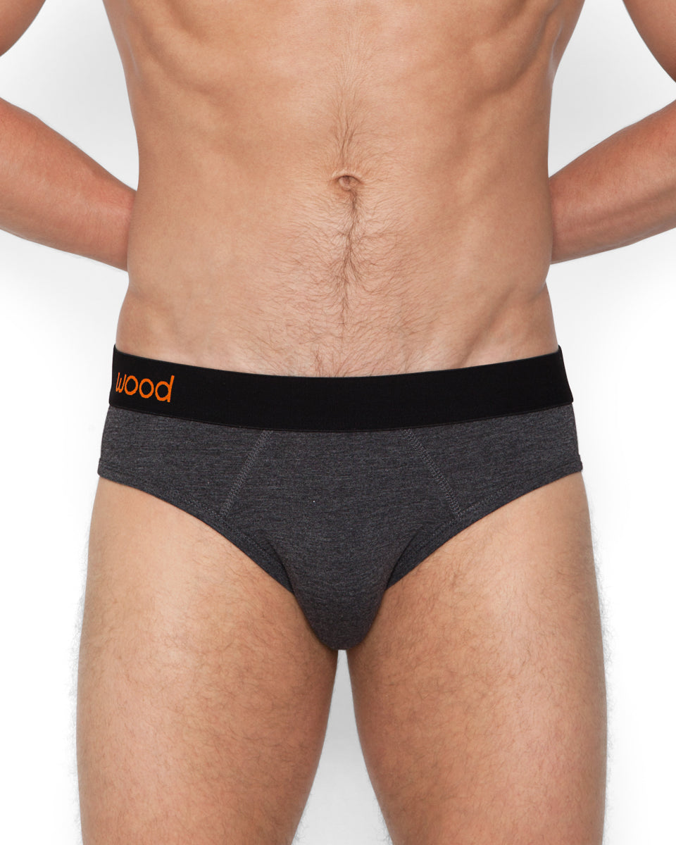 Wood Hip Brief Wood Hip Brief Charcoal-grey