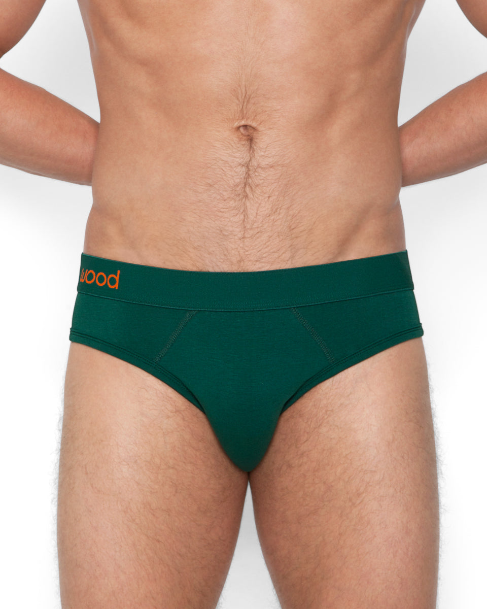 Wood Hip Brief Wood Hip Brief Forest-green