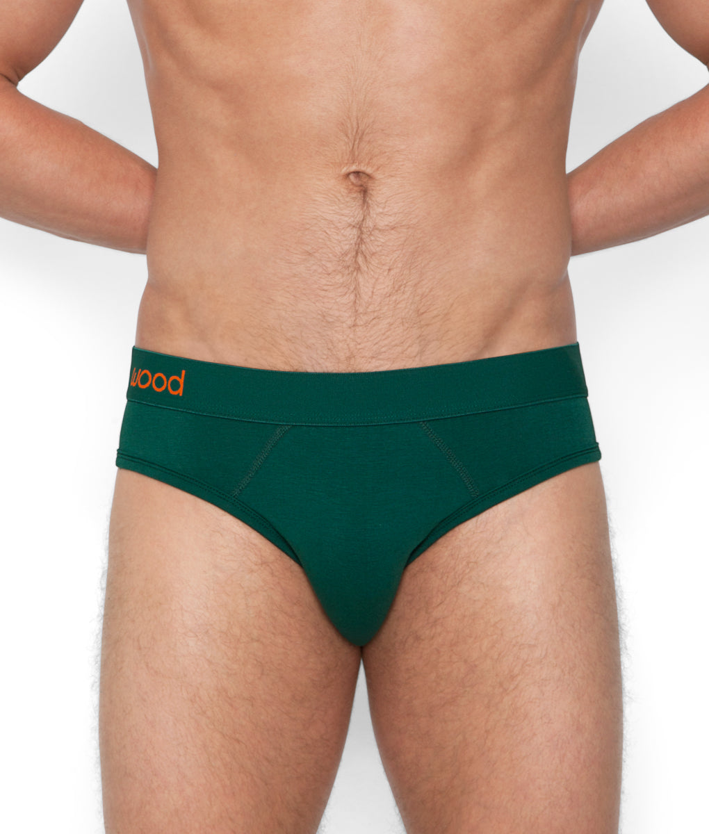Wood Hip Brief Wood Hip Brief Forest-green